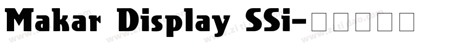 Makar Display SSi字体转换